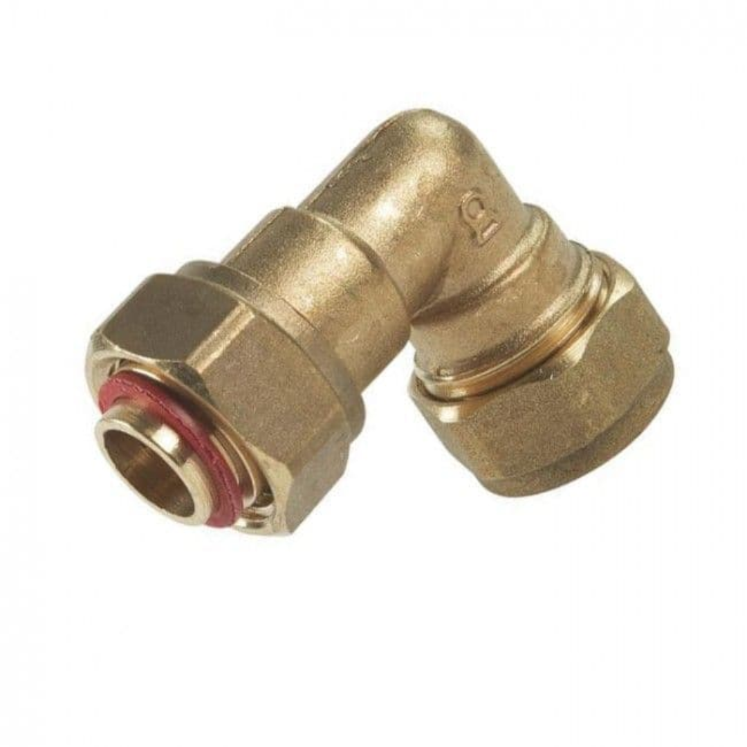 Brass Compression Bent Tap Connector