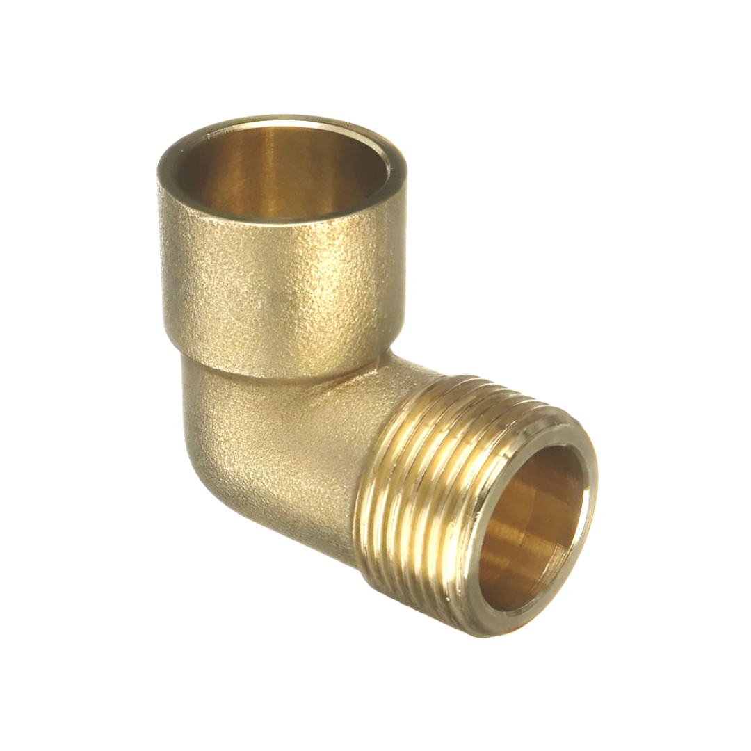 Endfeed Male Iron Elbow