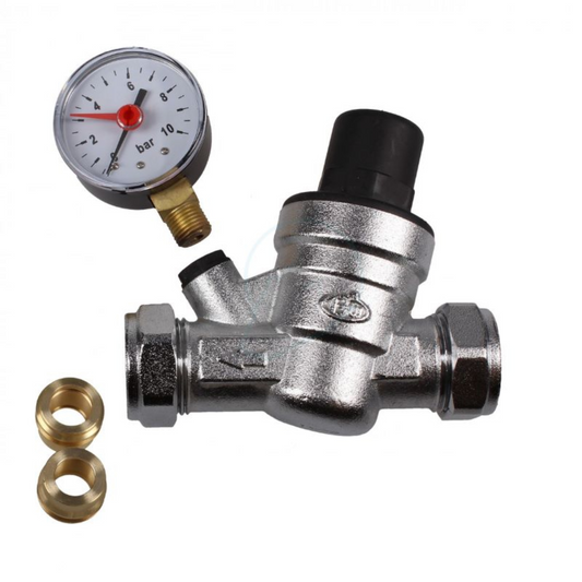 Pressure Reducing Valve with Gauge